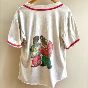 Yo Homeboys VTG early 90s black pride Malcom X bootleg rap tee baseball jersey L